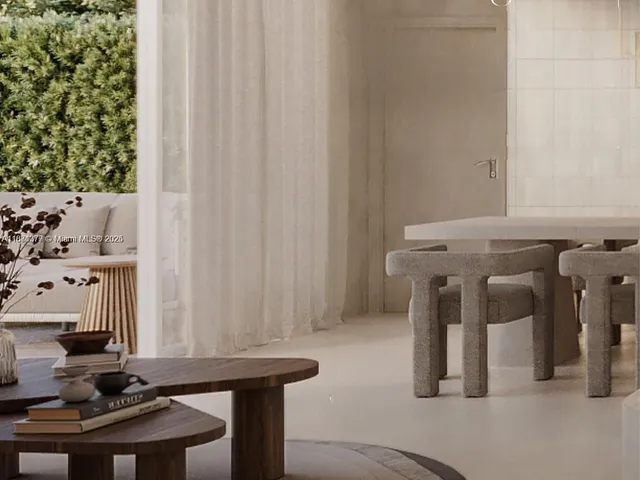 a room with furniture and a window