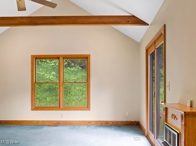 631 Short Brook Road Vincent, OH 45784 - Photo 24 of 31 Empty room with carpet flooring, baseboards, and ceiling fan