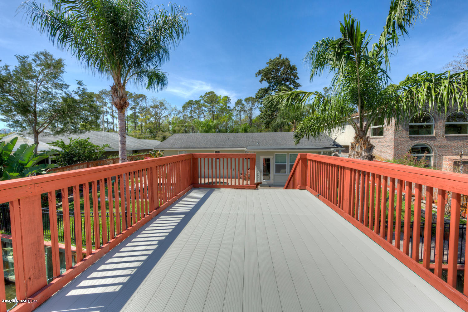 4111 San Pablo Road South Jacksonville, FL 32250 - Photo 33 of 46 a balcony with wooden floor and outdoor space