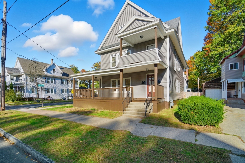 35-37 Whittier Street Springfield, MA 01108 - Photo 23 of 24 a view of a house with a swimming pool