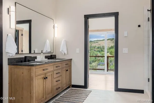 a view of an empty room