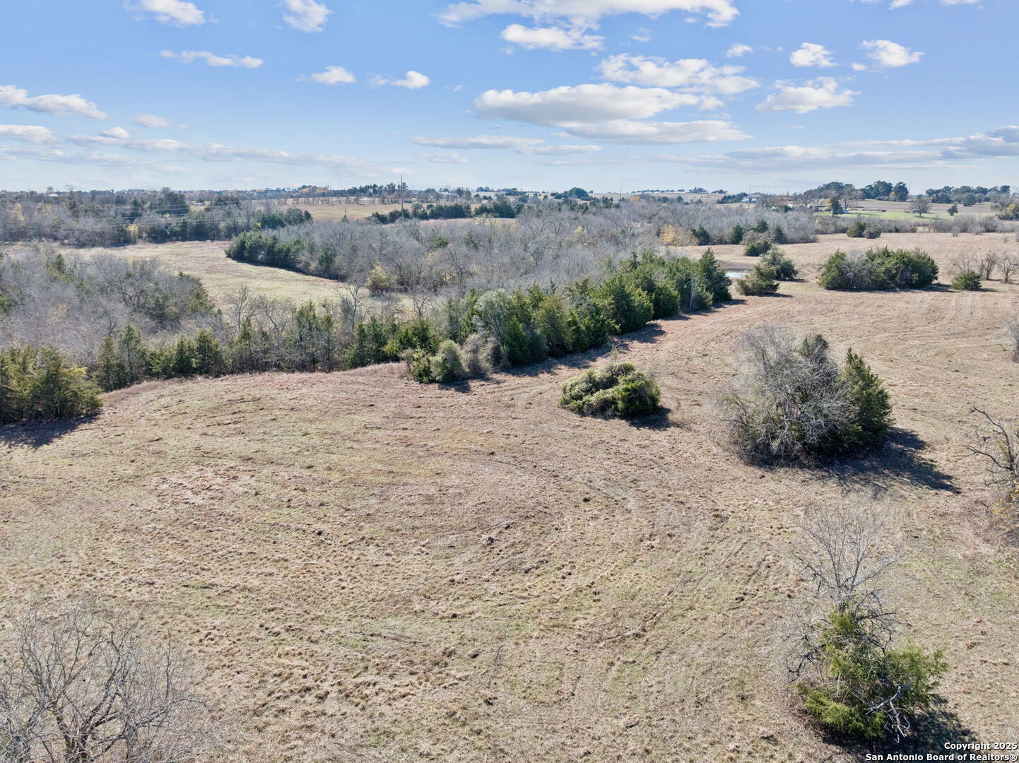3424 Post Oak Point Road New Ulm, TX 78950 - Photo 20 of 27 a view of a dry yard with mountain