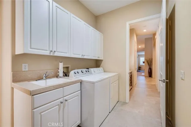 a room with storage and utility