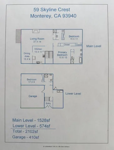 $1,195,000 | 59 Skyline Crest Drive, Monterey, CA 93940