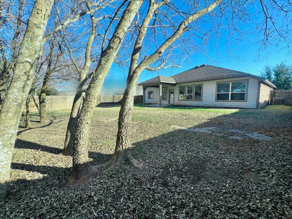 114 Clear Water Pass Bastrop, TX 78602 - Photo 30 of 37 Backyard, trees included!