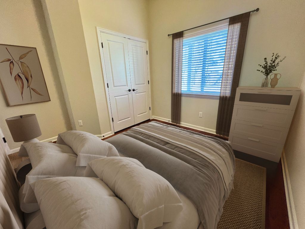 114 Clear Water Pass Bastrop, TX 78602 - Photo 7 of 37 VS-Bedroom 2. Good size room and closet, no carpet!