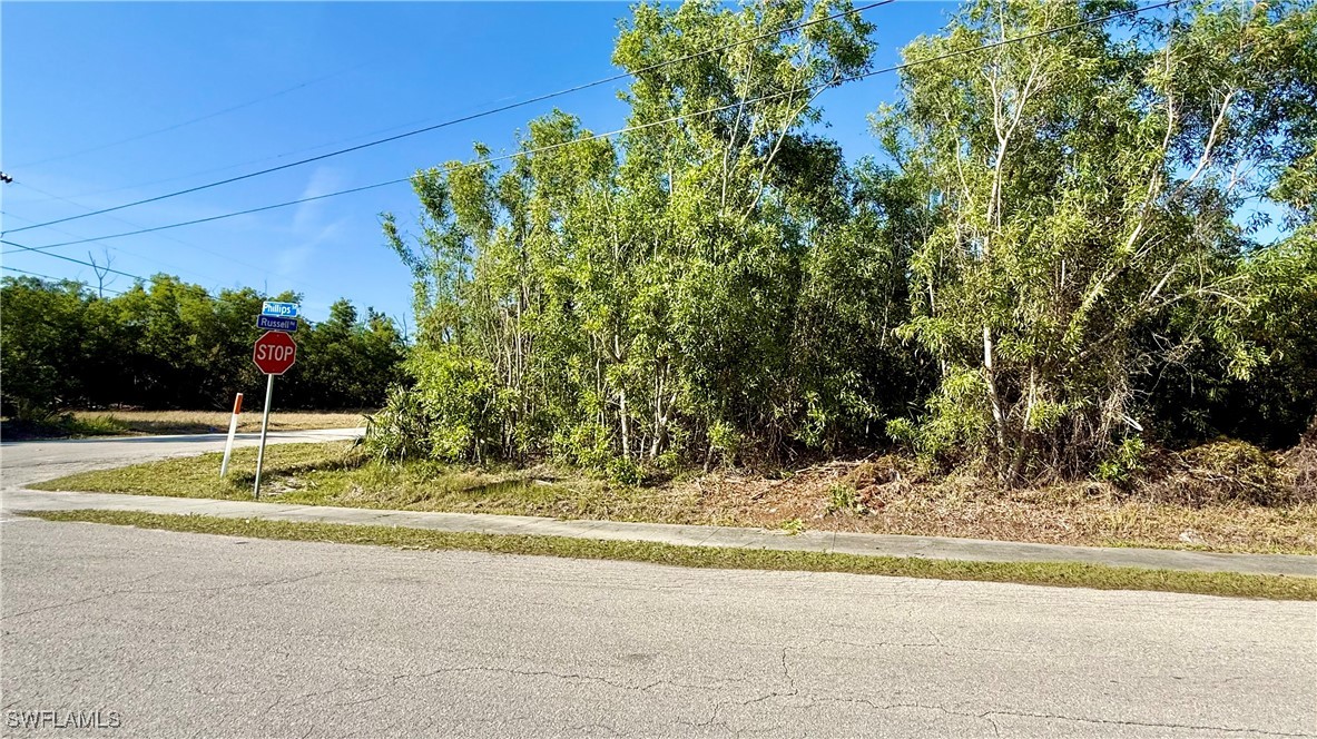10806 Russell Road Bokeelia, FL 33922 - Photo 1 of 4 a view of a yard with a tree