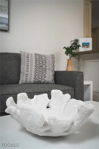 a view of living room with furniture
