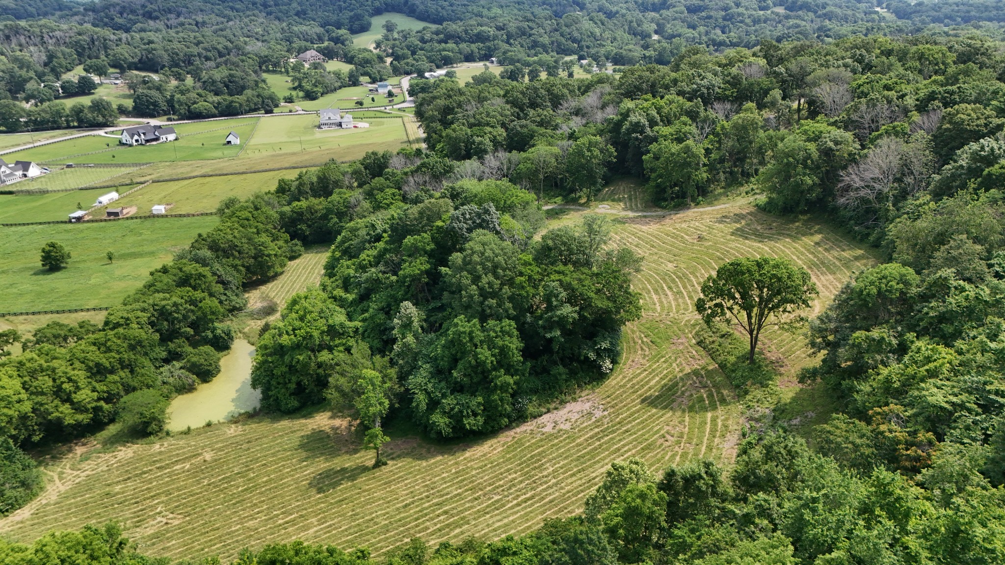 4500 Harpeth School Road Franklin, TN 37064 - Photo 5 of 8 an aerial view of a houses with outdoor space and street view