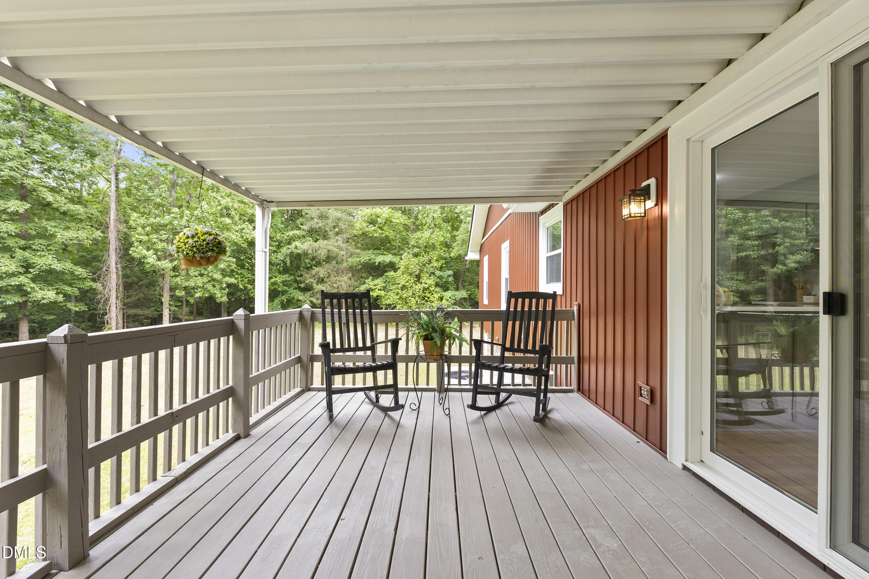2168 Lakewood Falls Road Goldston, NC 27252 - Photo 22 of 30 a view of balcony with wooden floor