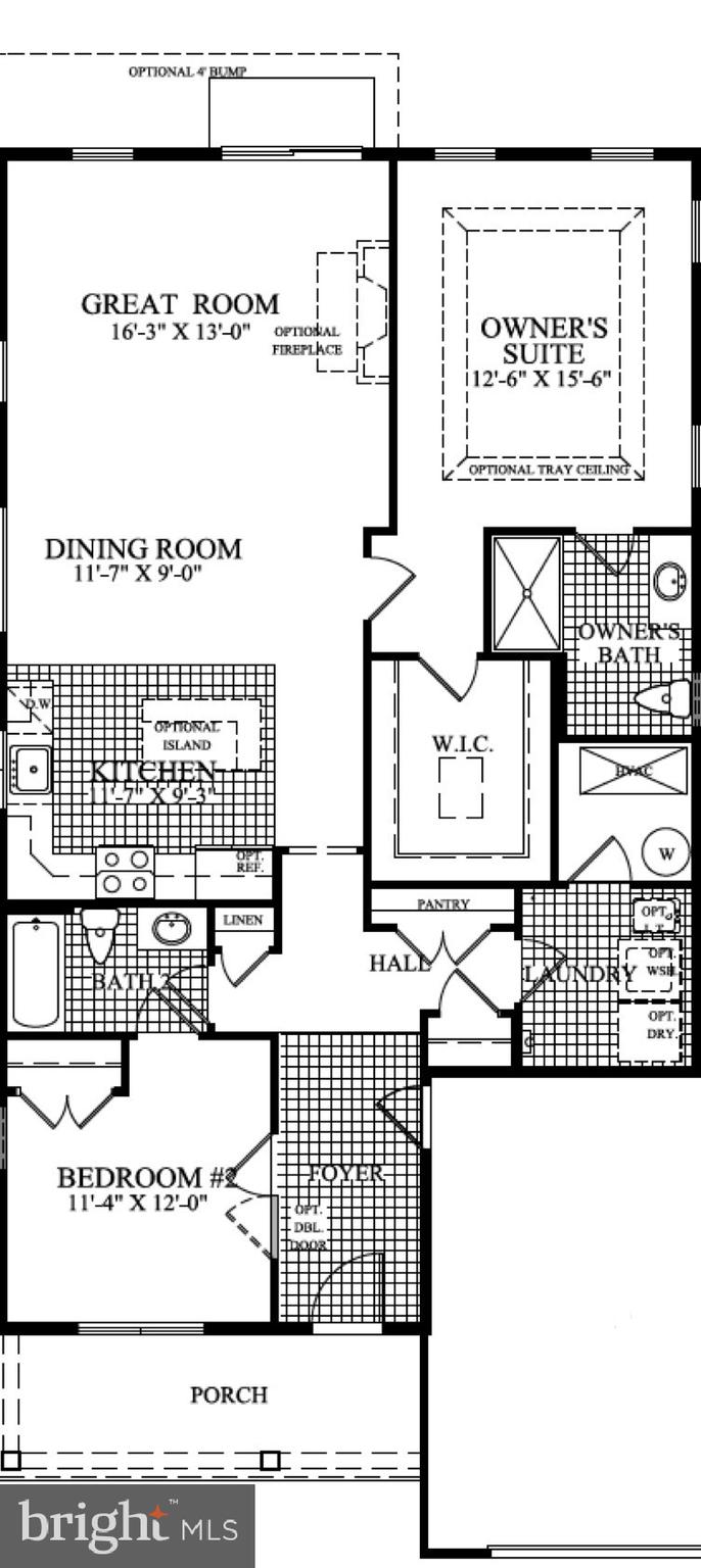 39 Thistle Court Smyrna, DE 19977 - Photo 32 of 32 Floor Plan in reverse