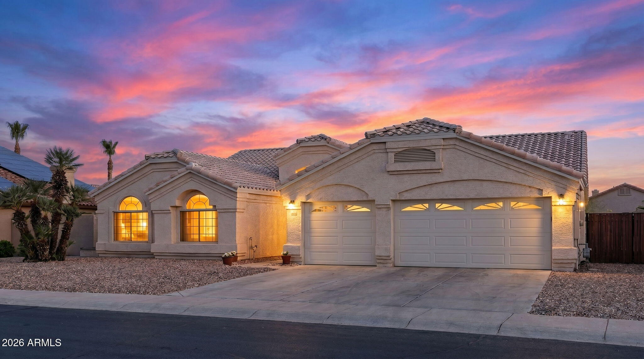 12435 West Monte Vista Road Avondale, AZ 85392 - Photo 2 of 69 At dusk