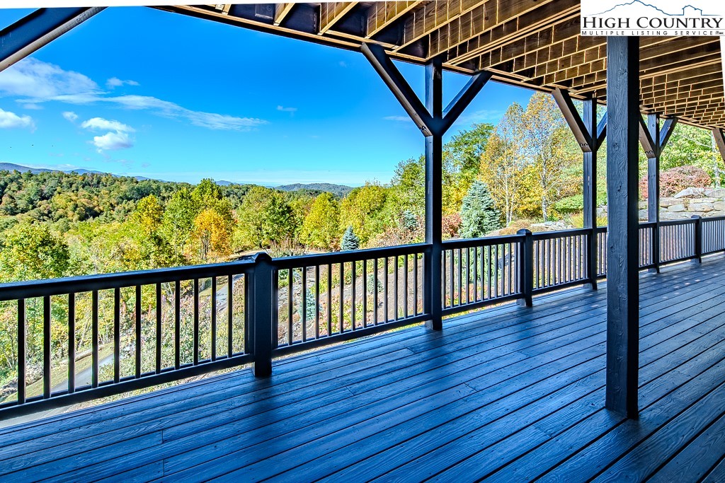 236 Stack Rock Road Elk Park, NC 28622 - Photo 31 of 50 a view of porch with a swimming pool