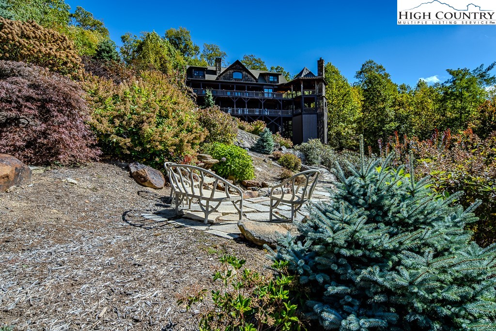 236 Stack Rock Road Elk Park, NC 28622 - Photo 36 of 50 a view of a garden with flowers