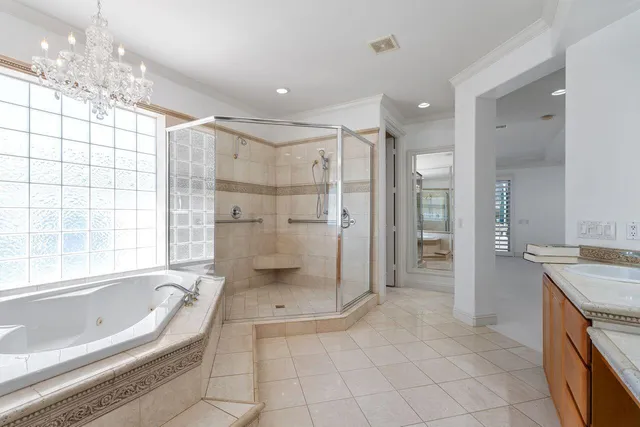 a house view with a outdoor space