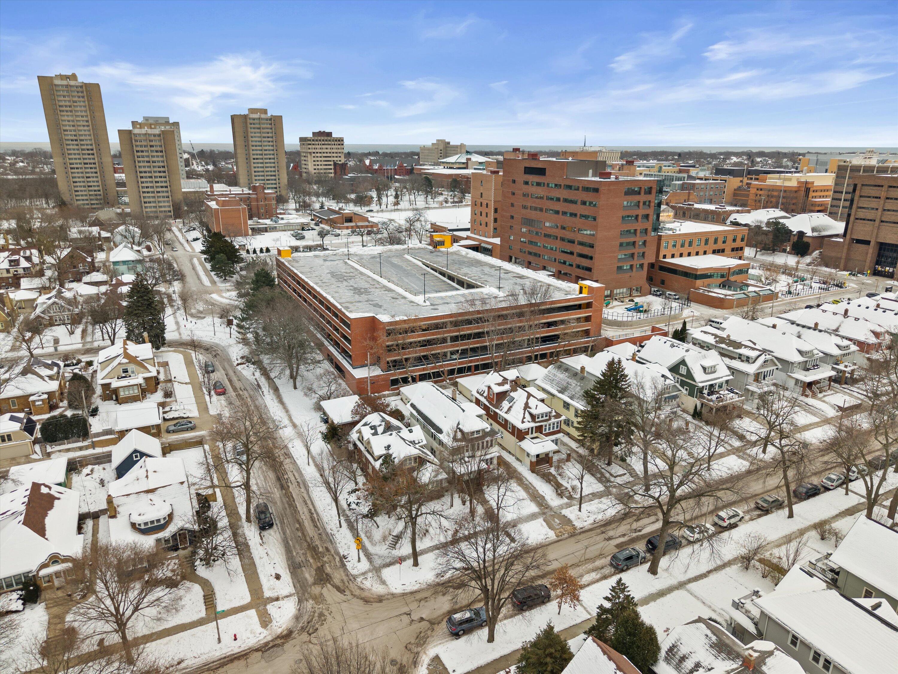 3374 North Cramer Street, Unit 3374 Milwaukee, WI 53211 - Photo 33 of 38 Neighborhood Drone View