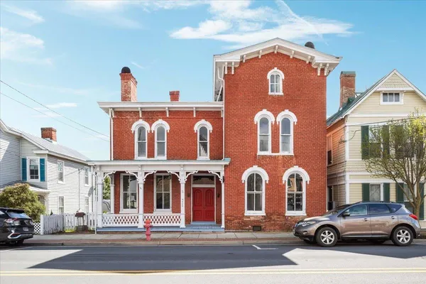 a view of city and ocean