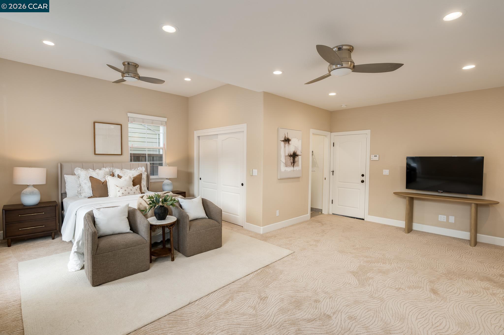 5058 Holborn Way San Ramon, CA 94582 - Photo 12 of 46 a living room with furniture and a flat screen tv