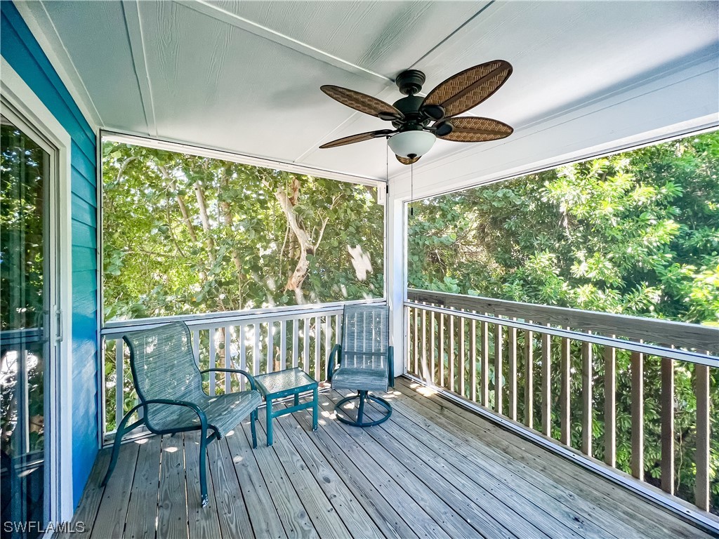 4510 Schooner Drive Upper Captiva, FL 33924 - Photo 14 of 48 a view of two chairs in the balcony