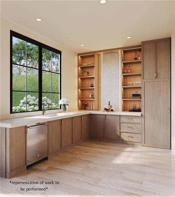 494 Johnson Brady Road Canton, GA 30115 - Photo 9 of 9 a kitchen with stainless steel appliances cabinets a large window and a sink