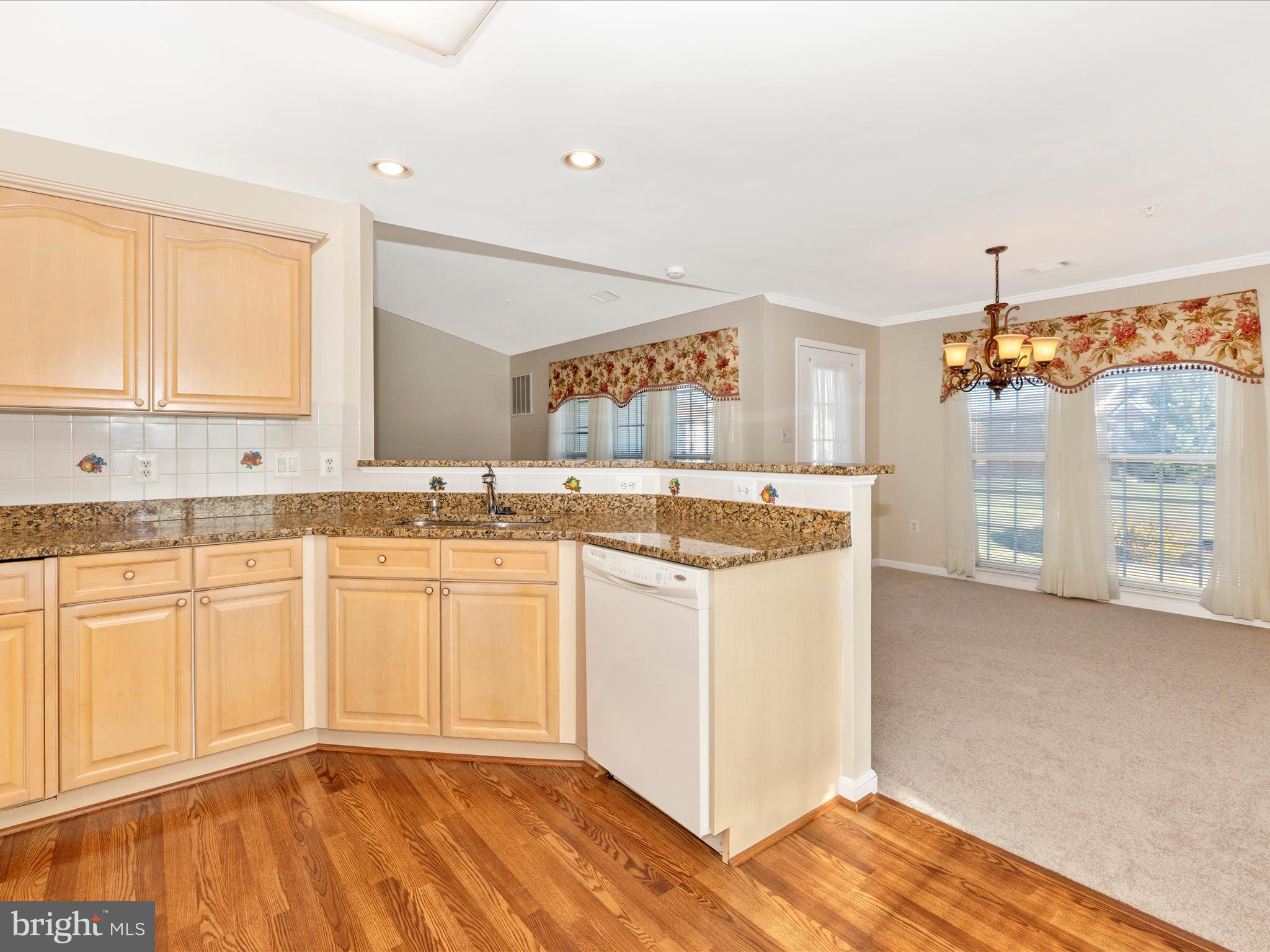 2509 Shelley Circle, Unit 5 3A Frederick, MD 21702 - Photo 17 of 47 a kitchen with granite countertop a sink and cabinets