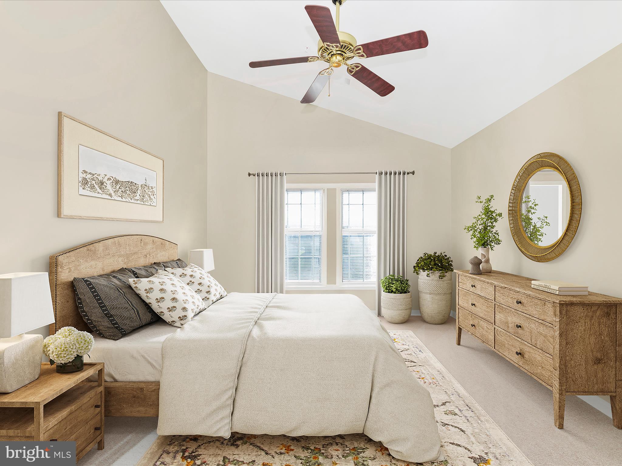 2509 Shelley Circle, Unit 5 3A Frederick, MD 21702 - Photo 3 of 47 a bedroom with a bed and a chandelier