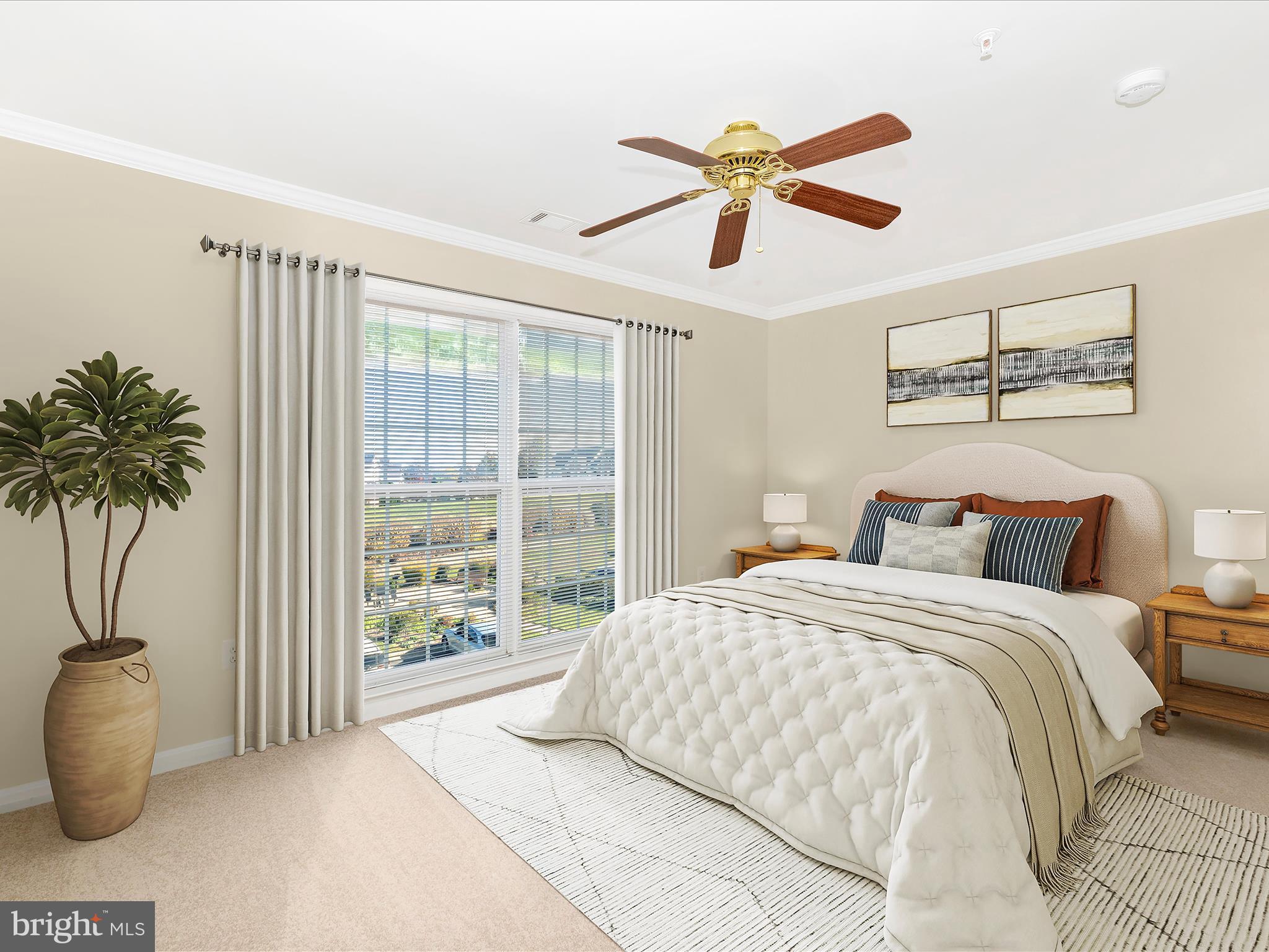 2509 Shelley Circle, Unit 5 3A Frederick, MD 21702 - Photo 5 of 47 a bedroom with a large bed and a window