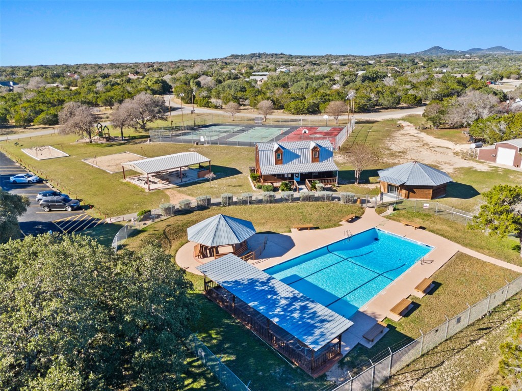 1536 Kings Ranch Road Bandera, TX 78003 - Photo 34 of 35 an aerial view of residential houses with outdoor space