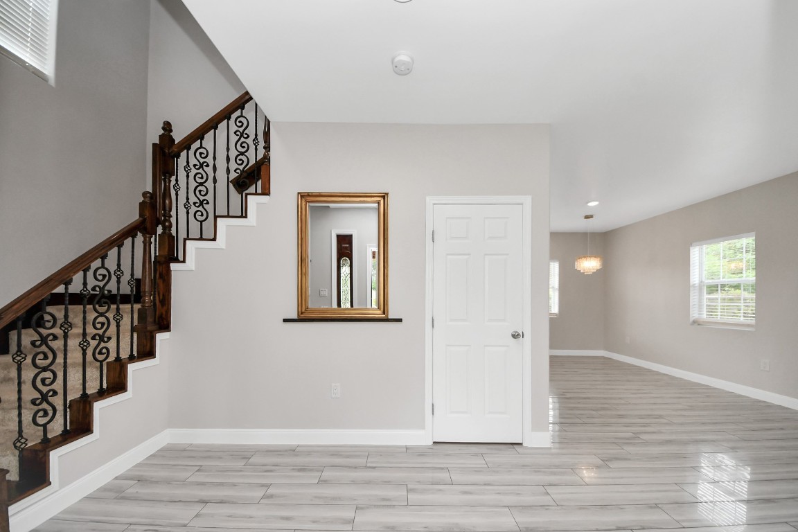 2608 Bostic Street Houston, TX 77093 - Photo 20 of 37 a view of an entryway with wooden floor