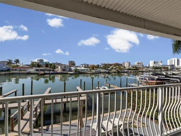 a view of a terrace with furniture