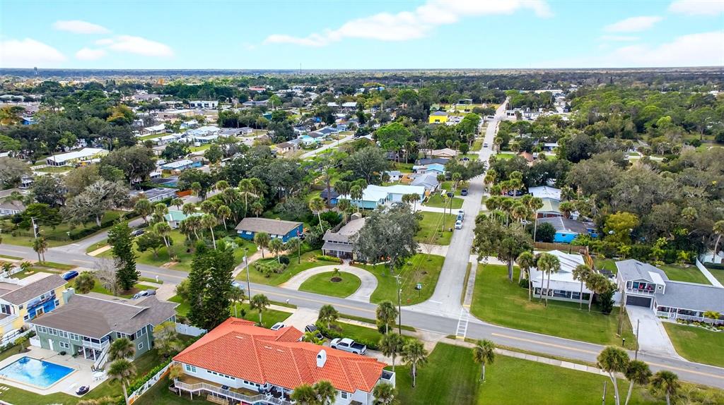 1100 South Riverside Drive Edgewater, FL 32132 - Photo 53 of 57 an aerial view of residential houses with outdoor space