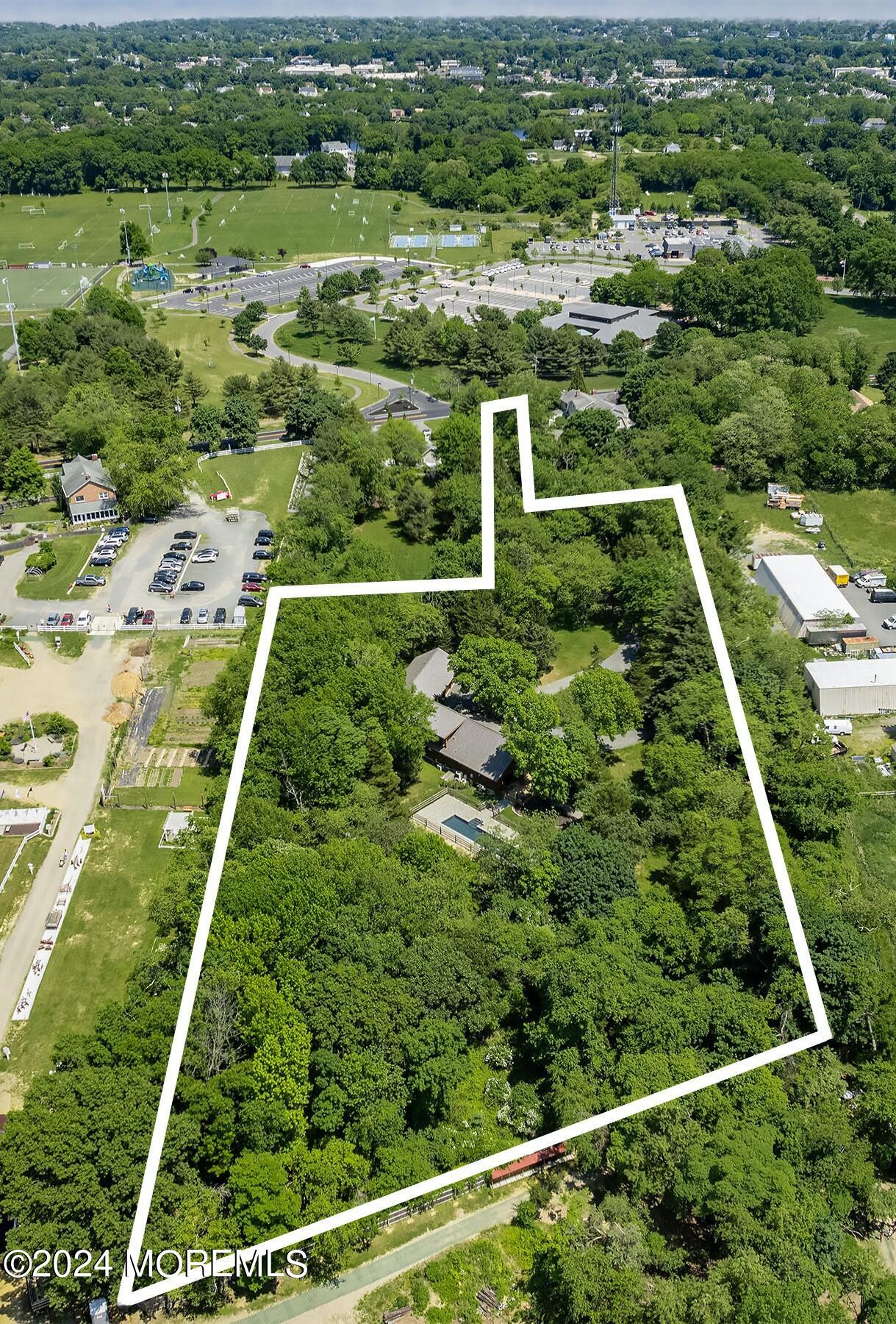 1927 Baileys Corner Road Wall, NJ 07719 - Photo 39 of 44 60-Overhead Rear 1 with outline