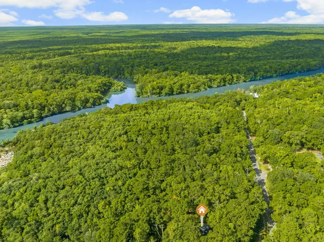 a view of an ocean from a yard