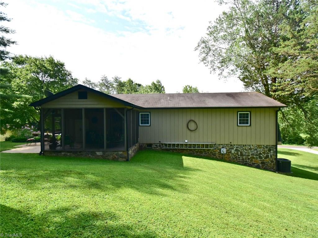The gem of the home.... a 12' by 16' screen porch spend your time on this porch... right off the kitchen
