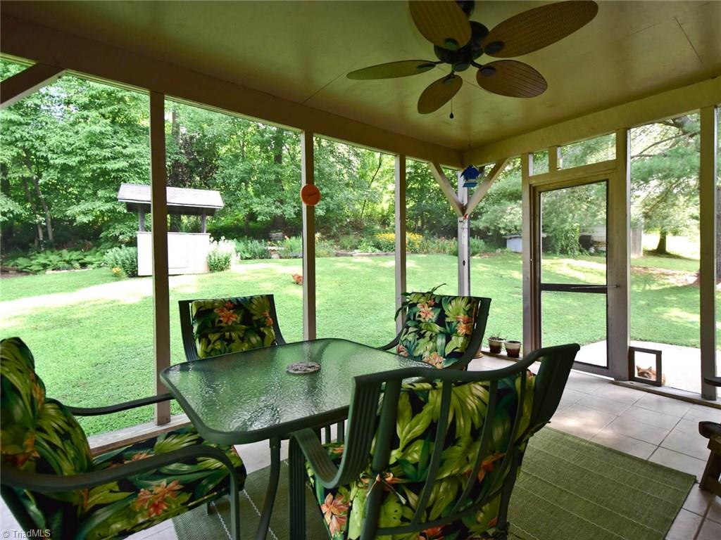 272 Brookfall Dairy Road State Road, NC 28676 - Photo 16 of 24 The Screened Porch.... tiled and perfect to come out and enjoy the quiet peaceful yard