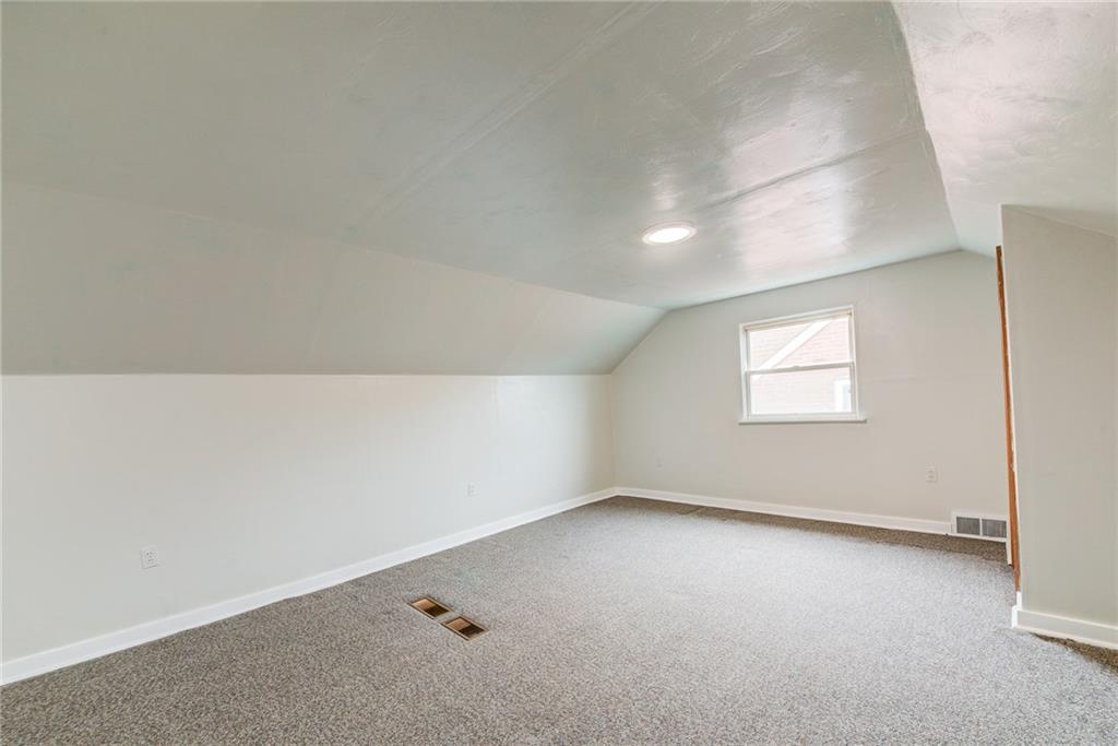 3723 Oakton Road Pittsburgh, PA 15227 - Photo 16 of 25 LARGE 3RD BEDROOM HAS NEWER CARPET AND FRESHLY PAINTED