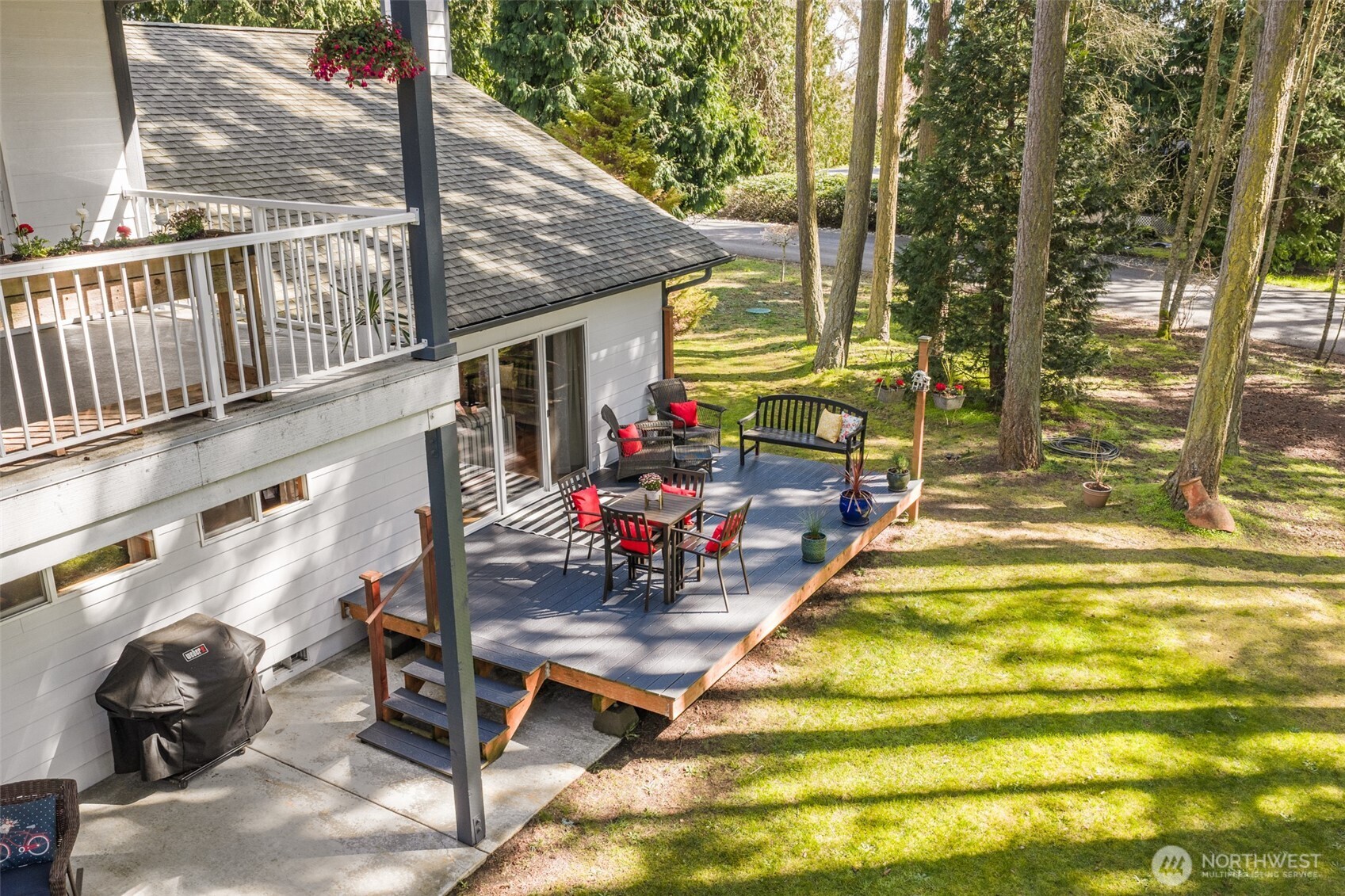 31 Josephine Place Sequim, WA 98382 - Photo 27 of 40 a view of a chairs and table in the balcony