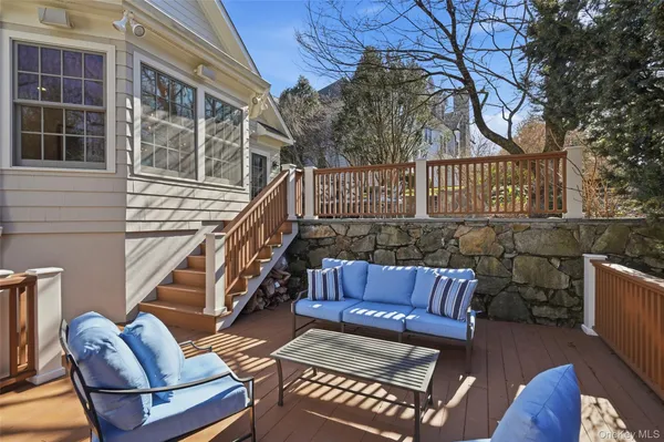 a view of a couches in the roof deck