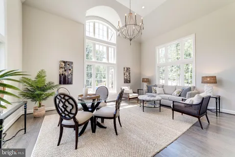 a view of a livingroom and dining room