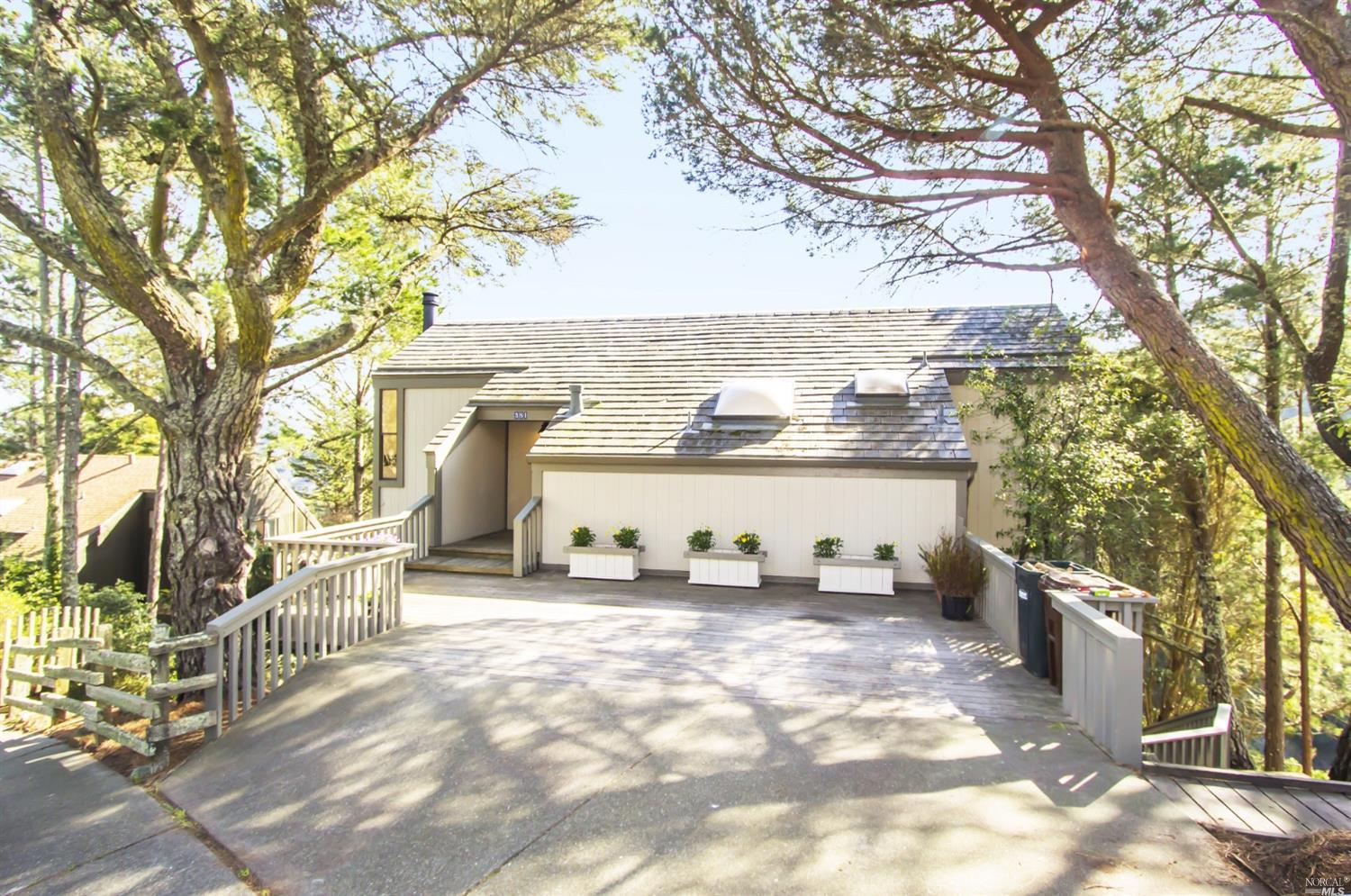 381 County View Drive Mill Valley, CA 94941 - Photo 1 of 1 a view of a chairs and fire pit in the back yard