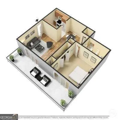 $1,283 | 707 Franklin Road, Unit 613, Marietta, GA 30067