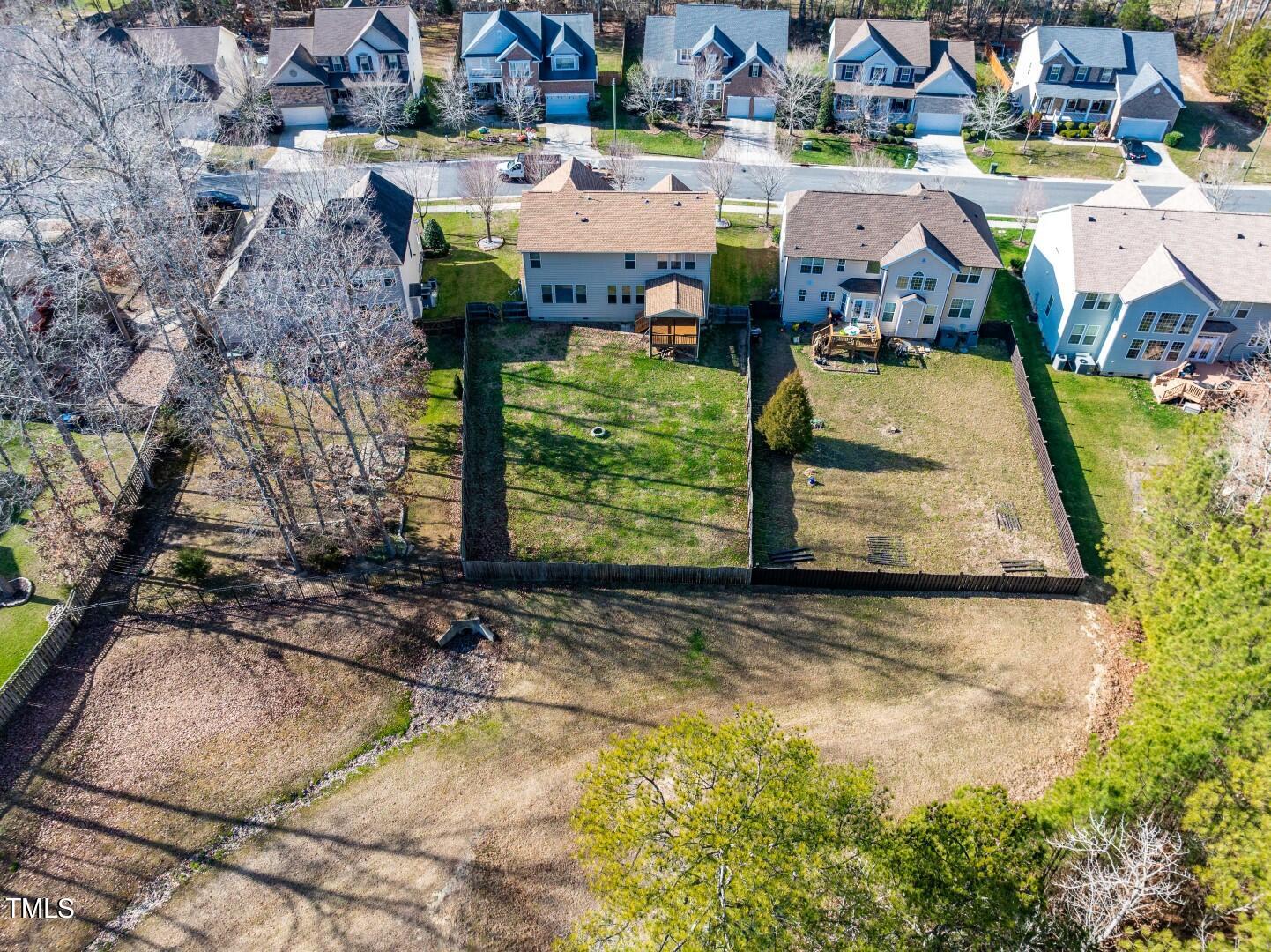 1017 Lakeview Road Durham, NC 27712 - Photo 28 of 32 an aerial view of a house with yard swimming pool and outdoor seating