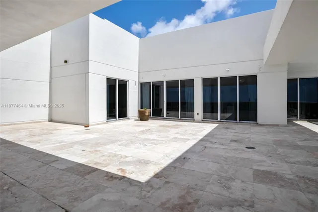 a view of a city with tall buildings