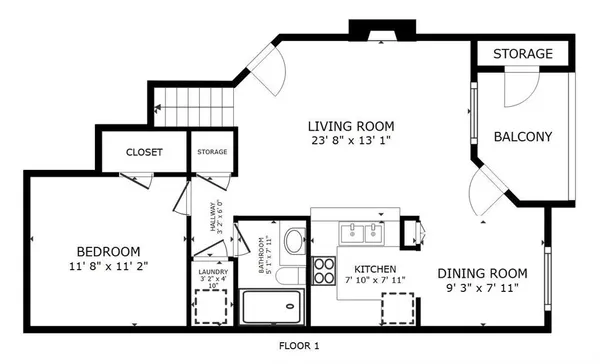 a picture of a floor plan