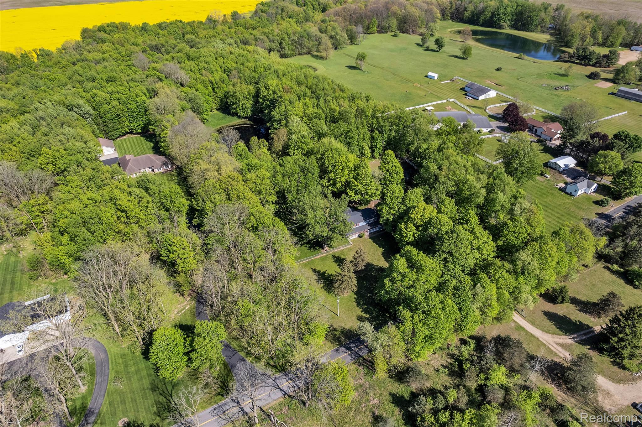 1345 Ives Road Mason, MI 48854 - Photo 77 of 92 Drone / aerial view of a nearby body of water