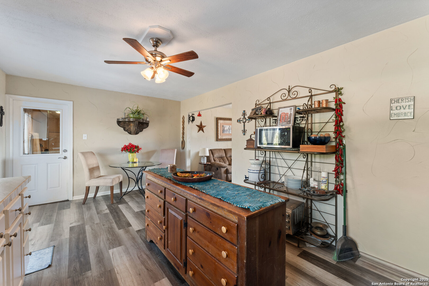 1843 Rhinestone Canyon Lake, TX 78133 - Photo 12 of 39 a living room with furniture and wooden floor