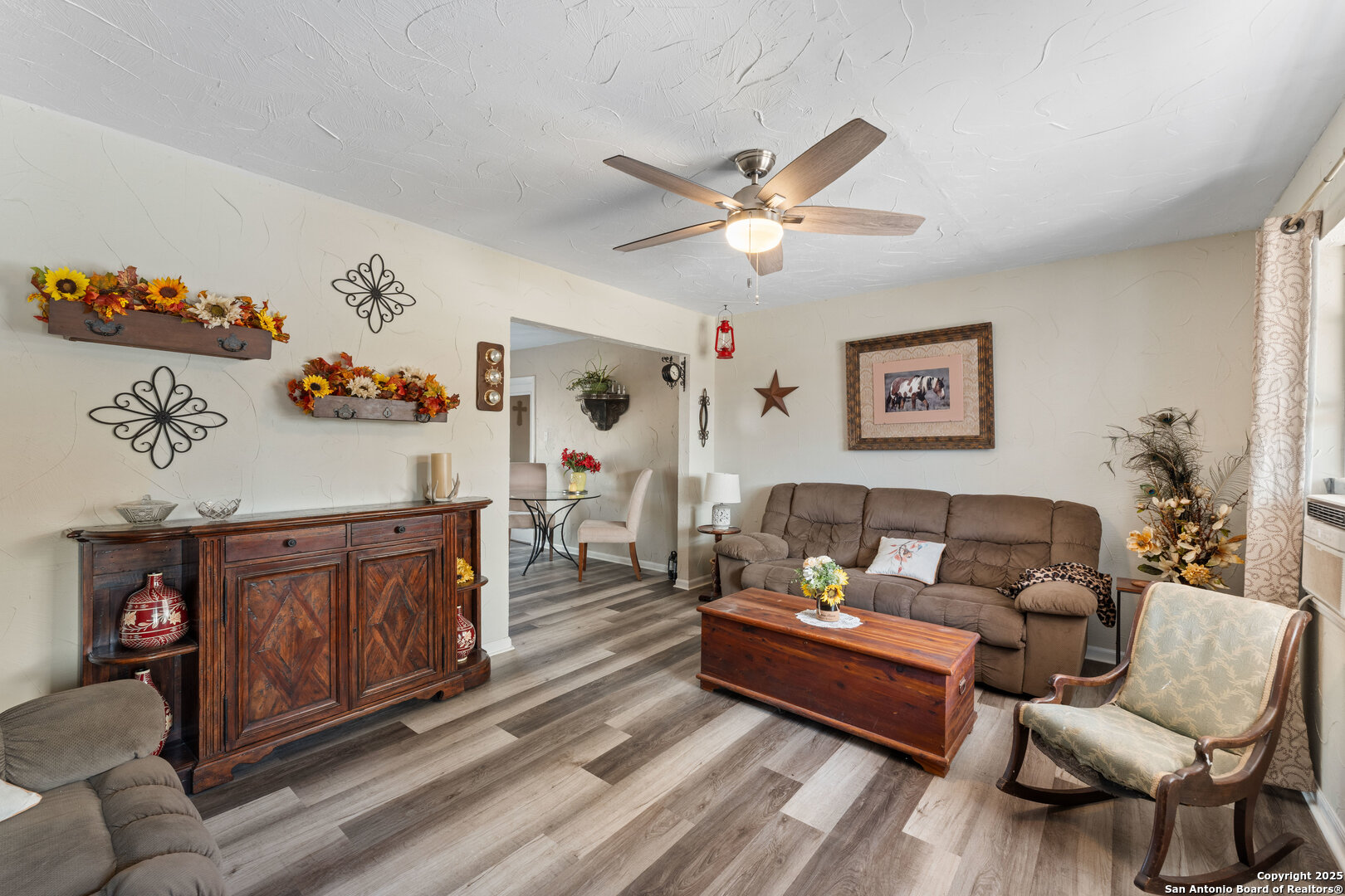 1843 Rhinestone Canyon Lake, TX 78133 - Photo 7 of 39 a living room with furniture and wooden floor