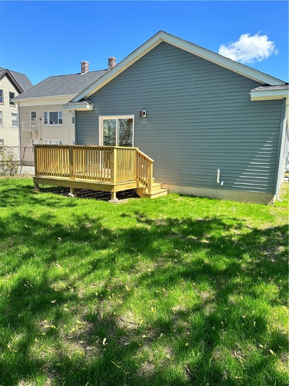 128 Church Street Woonsocket, RI 02895 - Photo 3 of 15 backyard