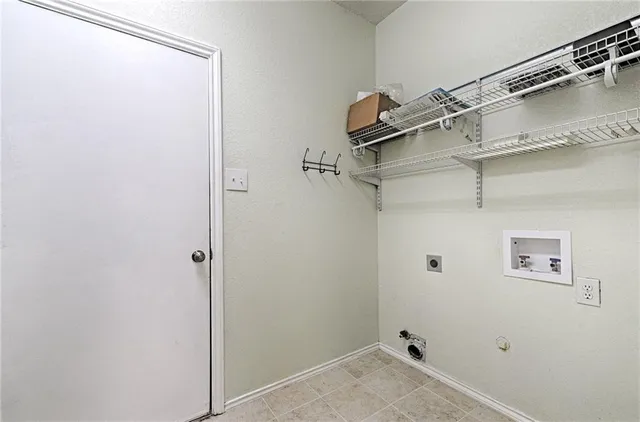 a view of a room with rack on the wall