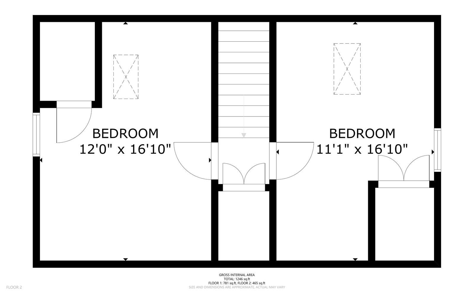 22 Vienna Shores Road Vienna, ME 04360 - Photo 79 of 80 2ND FLOOR PLAN
